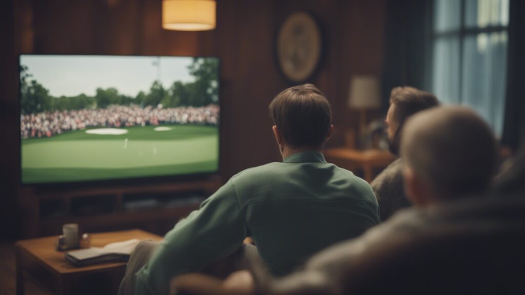 Fans are watching The Masters Golf Coverage on TV